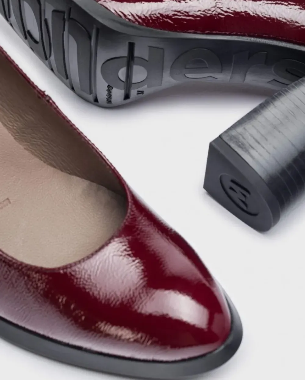 Wonders Zapato Tini Burdeos^ Tacones
