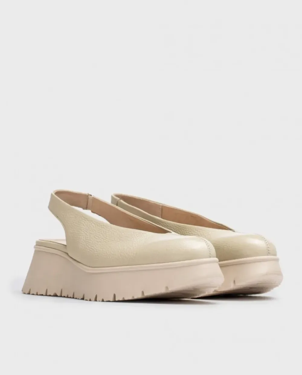 Wonders Zapato Zadar Crema^ Plataformas