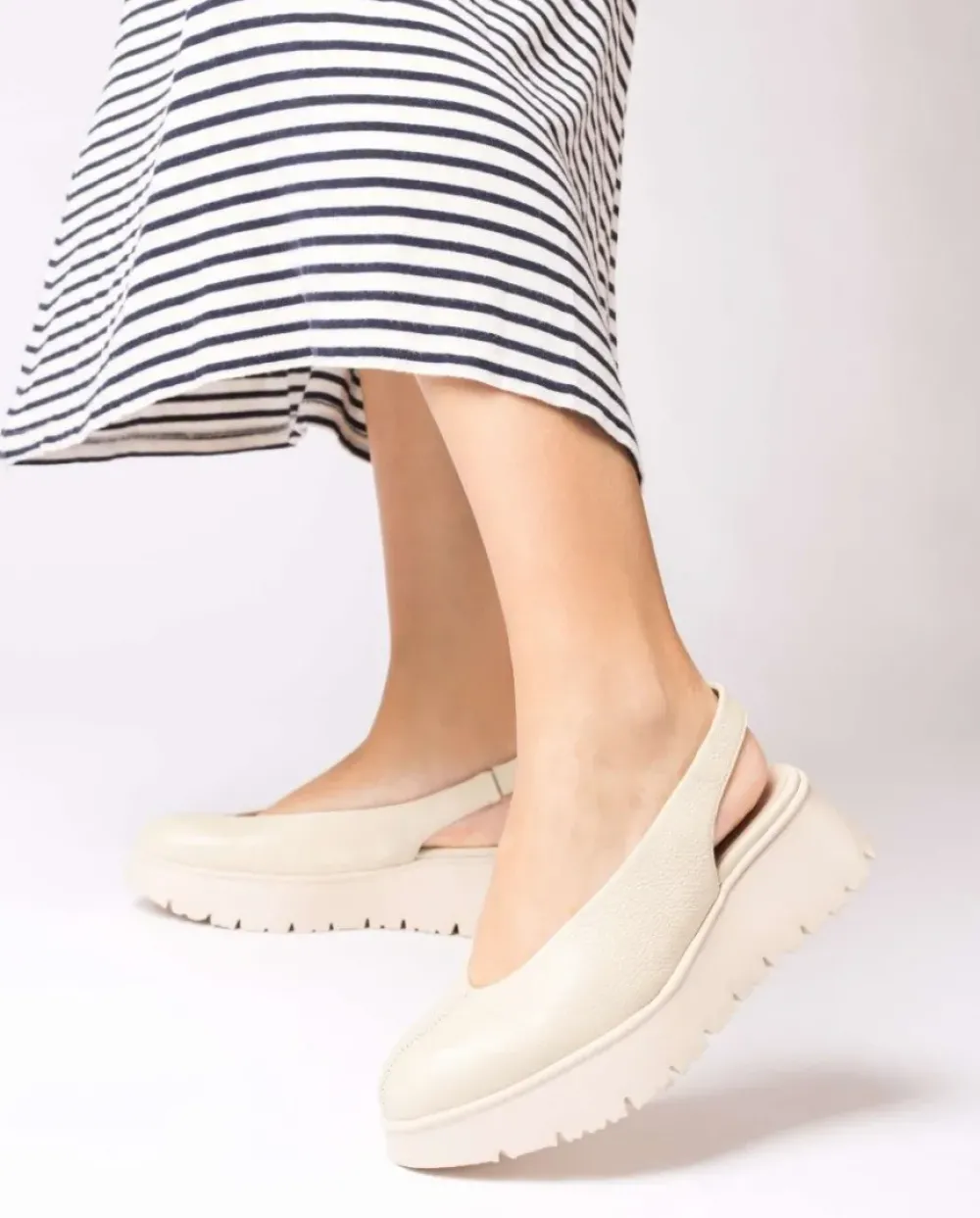 Wonders Zapato Zadar Crema^ Plataformas